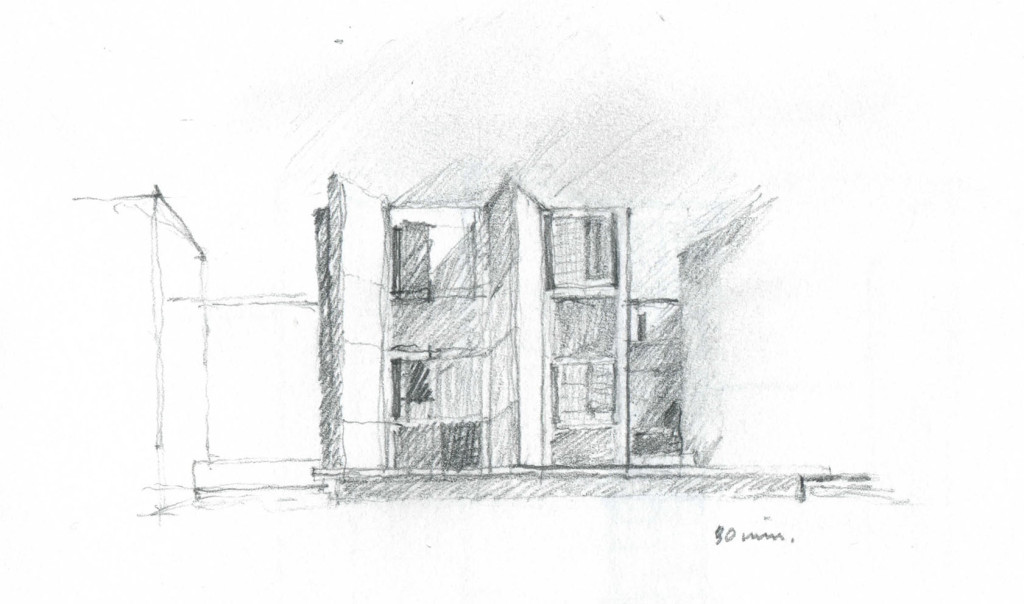 Parson Architecture Salk Institute Sketch 